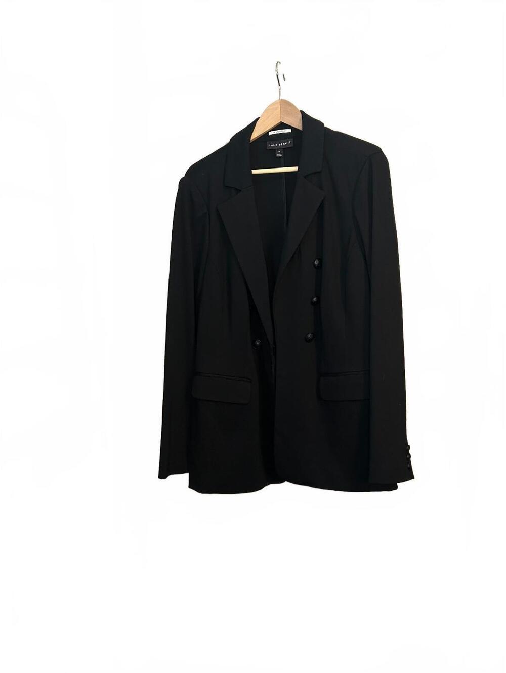 Lane Bryant The Bryant Blazer black blazer Size 16